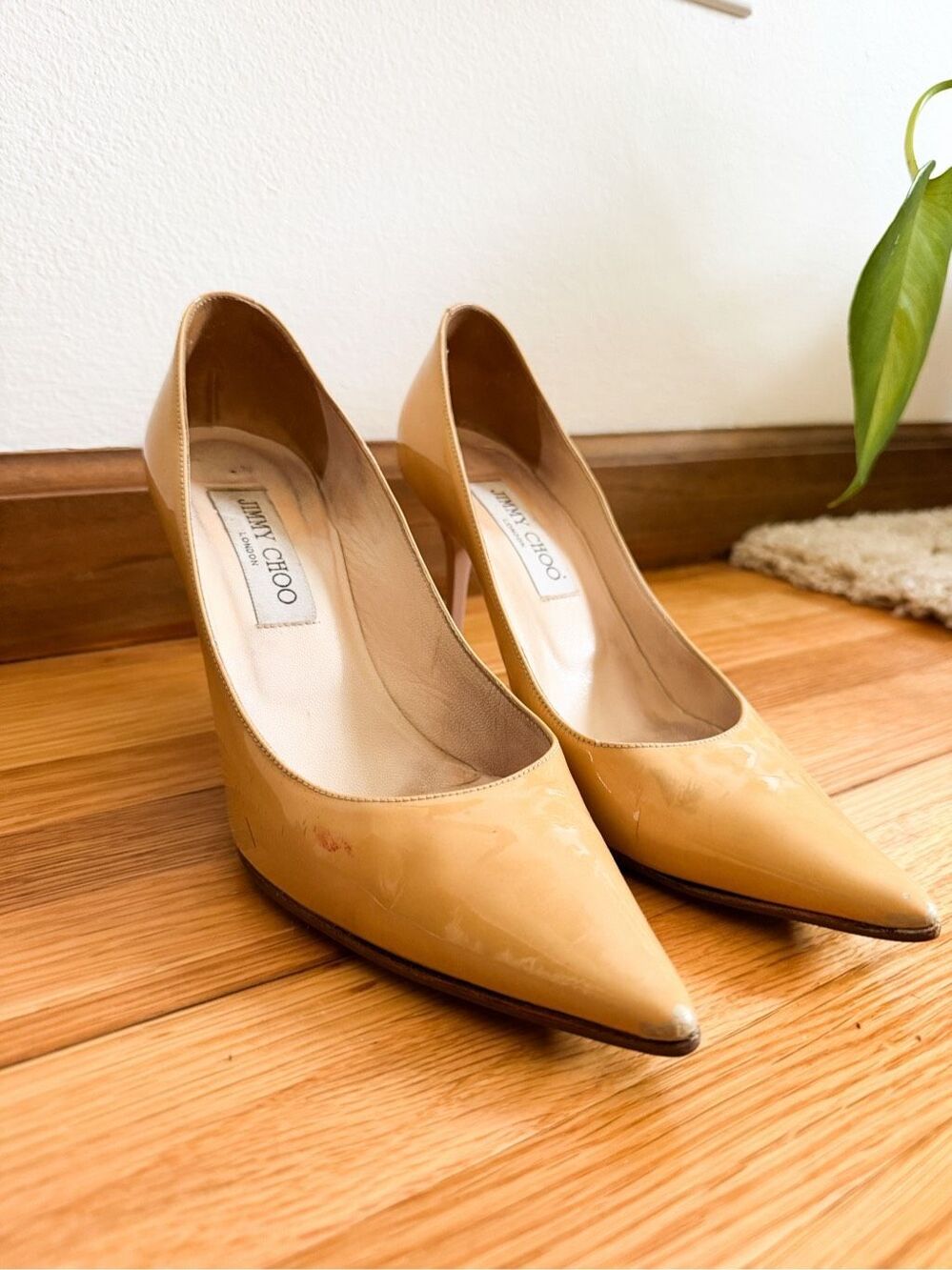 Jimmy Choo Patent Leather Heels Size 36.5 - Picture 2 of 6